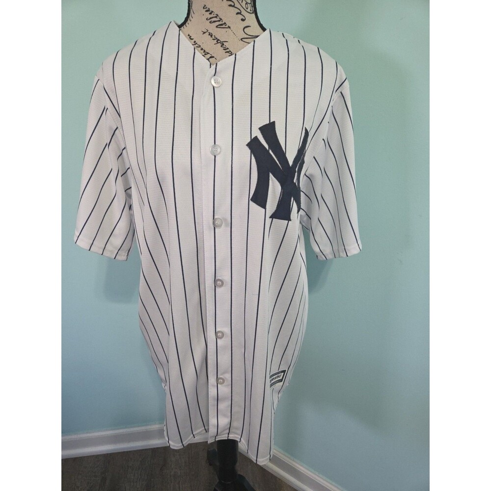Majestic New York Yankees Pinstripe Jersey #27 Cool Base MLB stanton medium